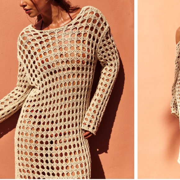 Free People Sahara Sweater Midi- M - Picture 5 of 6